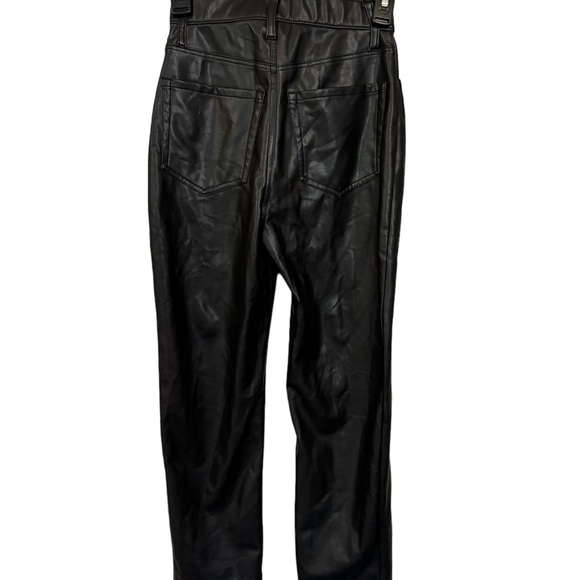 Abercrombie & Fitch The ankle straight ultra high rise Faux leather pants - Picture 7 of 10